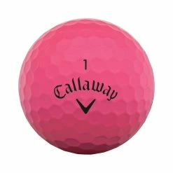 Callaway Supersoft Matte Pink Golf Balls -Golf Clubs Shop callaway 2021 supersoft matte pink golf ball front