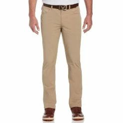 Callaway 5-Pocket Horizontal Textured Pants -Golf Clubs Shop callaway 5 pocket horizontal textured pant khaki heather 01 10628.1659553163
