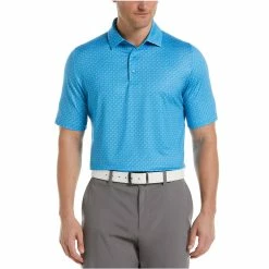 Callaway Allover Chevron Polo -Golf Clubs Shop callaway allover chevron polo santorini blue 01 01800.1677252742