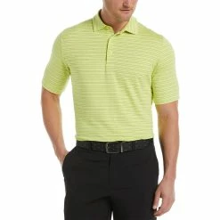 Callaway Fine Line Ventilated Stripe Polo -Golf Clubs Shop callaway fine line ventilated stripe polo daquiri green 01 11144.1676908682