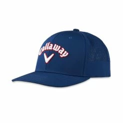 Callaway Riviera Fitted Hat 45 Callaway Riviera Fitted Hat -Golf Clubs Shop callaway riviera fitted hat navy red 01 44729.1642694565