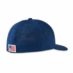 Callaway Riviera Fitted Hat 41 Callaway Riviera Fitted Hat -Golf Clubs Shop callaway riviera fitted hat navy red flag 02 18419.1642694551