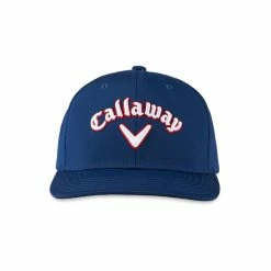 Callaway Riviera Fitted Hat 44 Callaway Riviera Fitted Hat -Golf Clubs Shop callaway riviera fitted hat navy red flag 05 82846.1642694551