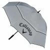Callaway Shield 64" Double Canopy Golf Umbrella -Golf Clubs Shop callaway shield 64 golf umbrella grey black 2022