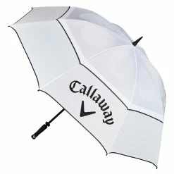 Callaway Shield 64" Double Canopy Golf Umbrella -Golf Clubs Shop callaway shield 64 golf umbrella white black 2022