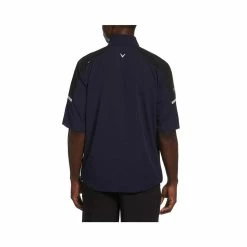 Callaway Swing Tech Blocked 1/4 Zip Windbreaker -Golf Clubs Shop callaway swing tech blocked 1 4 zip windbreaker peacoat 02 50707.1644508098