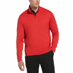 Callaway Swing Tech Premium Yarn 1/4 Zip -Golf Clubs Shop callaway swing tech premium yarn 1 4 zip lychee 01 62747.1654710778