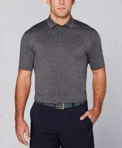 Callaway Tour Authentic Heather Striped Polo -Golf Clubs Shop callaway tour authentic heather striped polo ebony heather 01 79711.1632414155