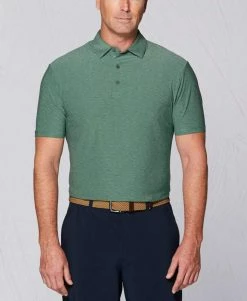 Callaway Tour Authentic Heather Striped Polo -Golf Clubs Shop callaway tour authentic heather striped polo green bay heather 01 29633.1632414155