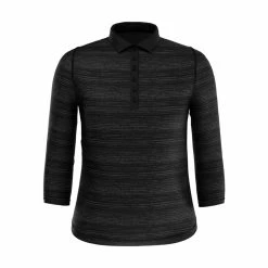 Callaway Women's Swing Tech 3/4 Sleeve Polo -Golf Clubs Shop callaway womens swing tech 3 4 sleeve polo caviar 01 12717.1654789379