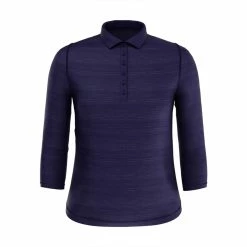 Callaway Women's Swing Tech 3/4 Sleeve Polo -Golf Clubs Shop callaway womens swing tech 3 4 sleeve polo peacoat 01 09638.1654789380