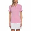Callaway Women's Tonal Heather 1/4 Zip Polo -Golf Clubs Shop callaway womens tonal heather 1 4 zip polo sunset pink heather 01 52880.1654787878