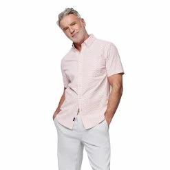 Faherty Stretch Playa Shirt -Golf Clubs Shop faherty stretch playa shirt rose fishscale 01 17159.1676595564