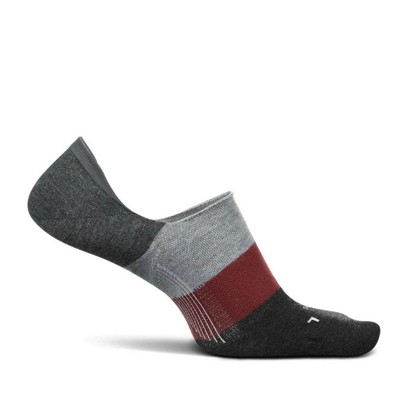 Feetures Everyday No Show Hidden Stripe Sock 1 Feetures Everyday No Show Hidden Stripe Sock
