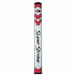 SuperStroke Flatso CounterCore 1.0 Golf Putter Grip -Golf Clubs Shop flatso 1 white red