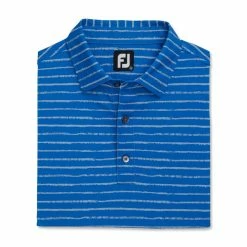 FootJoy Chalk Line Print Stretch Pique Self Collar Polo -Golf Clubs Shop footjoy chalk line print stretch pique self collar polo royal dove grey 04 68074.1673901327