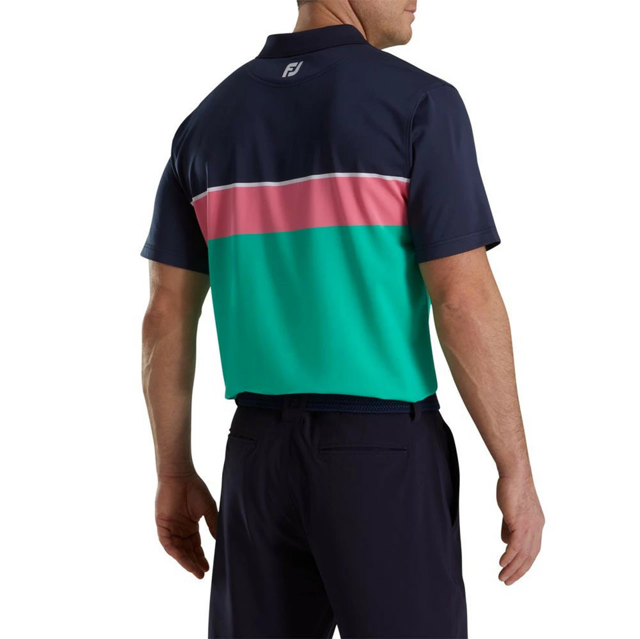 FootJoy Color Theory Lisle Knit Collar Polo - Image 2