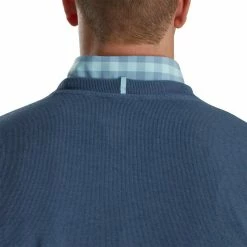 FootJoy Crewneck Pullover -Golf Clubs Shop footjoy crewneck pullover bluestone 03 73166.1673904998