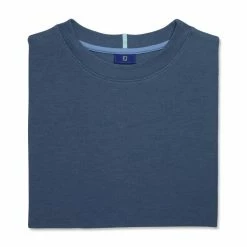 FootJoy Crewneck Pullover -Golf Clubs Shop footjoy crewneck pullover bluestone 04 62894.1673905434