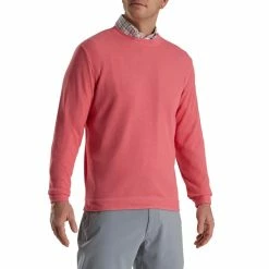 FootJoy Crewneck Pullover -Golf Clubs Shop footjoy crewneck pullover watermelon 01 53541.1673901171