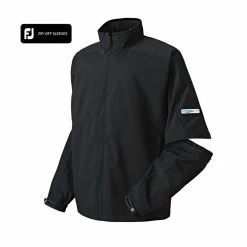 FootJoy FJ HydroLite Rain Jacket Zip-Off Sleeves 6 FootJoy FJ HydroLite Rain Jacket Zip-Off Sleeves -Golf Clubs Shop footjoy fj hydrolite rain jacket zip off sleeves black 03 92983.1632931061