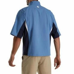 FootJoy FJ Hydrolite Short Sleeve Rain Shirt -Golf Clubs Shop footjoy fj hydrolite short sleeve rain shirt indigo navy 03 70805.1676494357