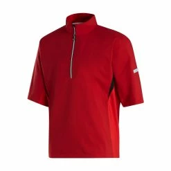 FootJoy FJ Hydrolite Short Sleeve Rain Shirt -Golf Clubs Shop footjoy fj hydrolite short sleeve rain shirt red 01 46240.1676494360