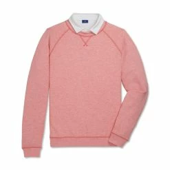 FootJoy French Terry Crewneck 19 FootJoy French Terry Crewneck -Golf Clubs Shop footjoy french terry crewneck coral heather 04 75153.1673905623