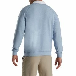 FootJoy French Terry Crewneck 21 FootJoy French Terry Crewneck -Golf Clubs Shop footjoy french terry crewneck dove grey heather 02 41770.1673902079