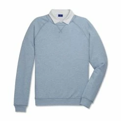 FootJoy French Terry Crewneck 23 FootJoy French Terry Crewneck -Golf Clubs Shop footjoy french terry crewneck dove grey heather 04 90327.1673904536