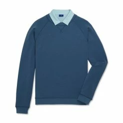FootJoy French Terry Crewneck 31 FootJoy French Terry Crewneck -Golf Clubs Shop footjoy french terry crewneck ink heather 04 31878.1673900204