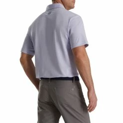 FootJoy Heather Stretch Pique Solid Self Collar Polo - FJ Logo -Golf Clubs Shop footjoy heather stretch pique solid self collar polo fj logo dusty purple heather 02 89651.1676584075