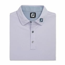 FootJoy Heather Stretch Pique Solid Self Collar Polo - FJ Logo -Golf Clubs Shop footjoy heather stretch pique solid self collar polo fj logo dusty purple heather 04 99775.1676582638
