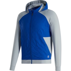 FootJoy Hybrid Hoodie -Golf Clubs Shop footjoy hybrid hoodie heather grey royal 01 64161.1632774196
