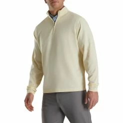 FootJoy Lightweight Jaquard 1/4 Zip -Golf Clubs Shop footjoy lightweight jacquard 1 4 zip lemonade 01 60956.1673905247