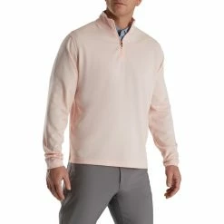 FootJoy Lightweight Jaquard 1/4 Zip -Golf Clubs Shop footjoy lightweight jacquard 1 4 zip quartz pink 01 51216.1673900437