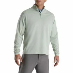 FootJoy Lightweight Jaquard 1/4 Zip -Golf Clubs Shop footjoy lightweight jacquard 1 4 zip sage 01 76908.1673901174
