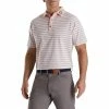 FootJoy Lisle Accented Stripe Self Collar Polo - FJ Logo 5 FootJoy Lisle Accented Stripe Self Collar Polo - FJ Logo -Golf Clubs Shop footjoy lisle accented stripe self collar polo fj logo pink white graphite 02 57483.1673905918