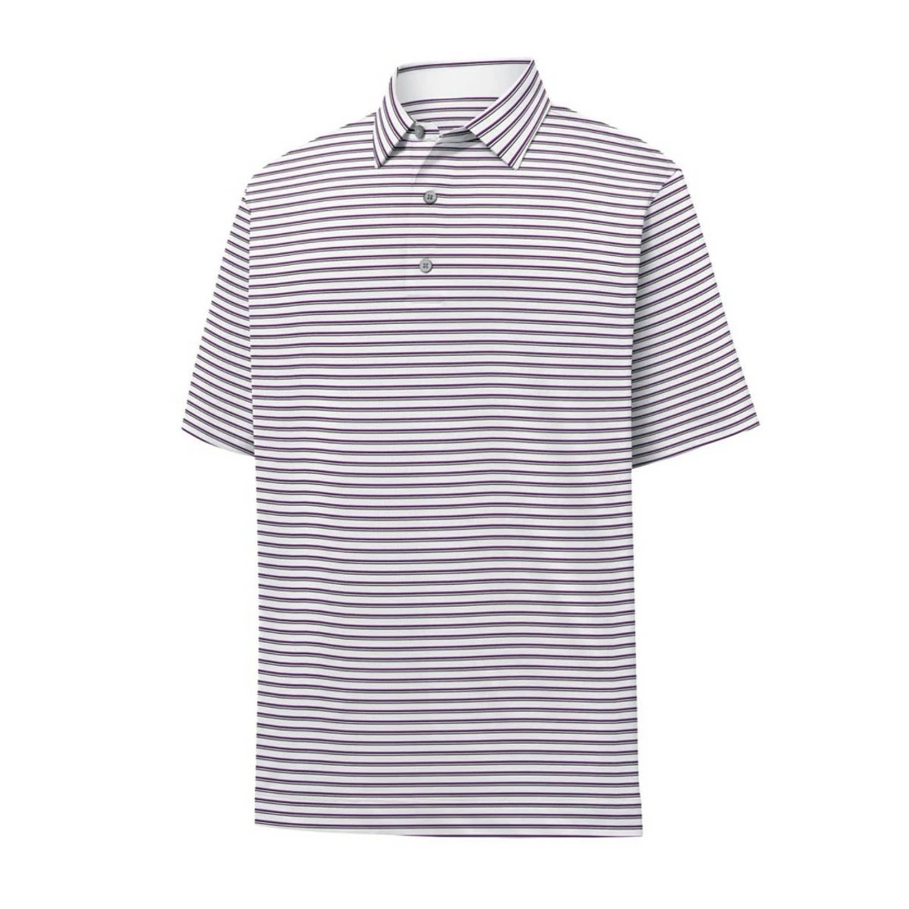 FootJoy Lisle Classic Stripe Self Collar Polo 3 FootJoy Lisle Classic Stripe Self Collar Polo - Image 3