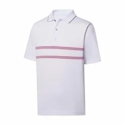 FootJoy Lisle Double Bend Knit Collar Polo -Golf Clubs Shop footjoy lisle double bend knit collar polo white 01 18950.1648733072