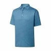 FootJoy Lisle Leaping Dolphins Print Self Collar Polo -Golf Clubs Shop footjoy lisle leaping dolphins print self collar polo ink dusk blue 01 28912.1648733386
