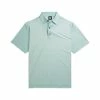 FootJoy Lisle Plaid Print Self Collar Polo -Golf Clubs Shop footjoy lisle plaid print self collar polo mint 01 76571.1632410256