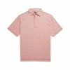 FootJoy Lisle Space Dye Microstripe Self Collar Polo 3 FootJoy Lisle Space Dye Microstripe Self Collar Polo -Golf Clubs Shop footjoy lisle space dye microstripe self collar polo coral 01 10485.1632349281