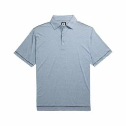 FootJoy Lisle Space Dye Microstripe Self Collar Polo -Golf Clubs Shop footjoy lisle space dye microstripe self collar polo royal 01 98938.1632349281