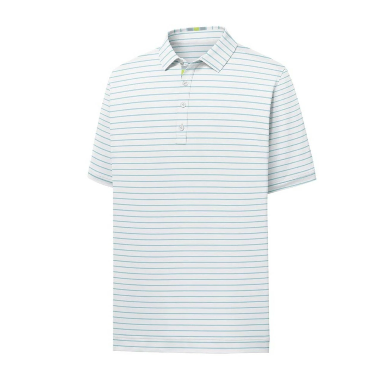 FootJoy Pique Mixed Stripe Self Collar Polo 2 FootJoy Pique Mixed Stripe Self Collar Polo - Image 2