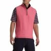 FootJoy Quarter-Zip Brushed Back Vest -Golf Clubs Shop footjoy quarter zip brushed back vest watermelon 01 72624.1673901064