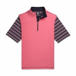 FootJoy Quarter-Zip Brushed Back Vest -Golf Clubs Shop footjoy quarter zip brushed back vest watermelon 04 89396.1673904440