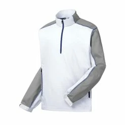FootJoy Sport Windshirt -Golf Clubs Shop footjoy sport windshirt white grey royal 01 70111.1646236671
