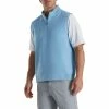 FootJoy Stretch Woven Vest With Knit Accents -Golf Clubs Shop footjoy stetch woven vest with knit accents dusk blue 01 93990.1673906698
