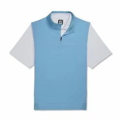 FootJoy Stretch Woven Vest With Knit Accents -Golf Clubs Shop footjoy stetch woven vest with knit accents dusk blue 04 20236.1673899702